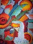 Mit Pauken und Trompeten (Acryl auf Leinwand)