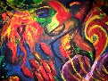 Music I (Acryl auf Papier)