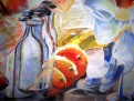 Katzenfrhstck (Acryl auf Papier)
