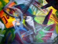 Joghurtbecher (Acryl auf Papier)