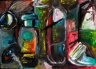 ohne Titel (Acryl auf Leinwand)
