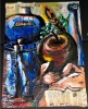 trash I (Acryl, Zeitung auf Papier)