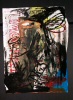 ohne Titel (Acryl auf Zeitungspapier)